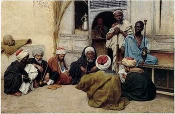unknow artist Arab or Arabic people and life. Orientalism oil paintings 148